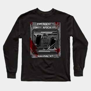 Zombie Apocalypse Survival Kit Long Sleeve T-Shirt